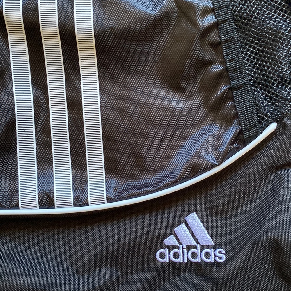 adidas Black and White Drawstring Backpack - Picture 5 of 5